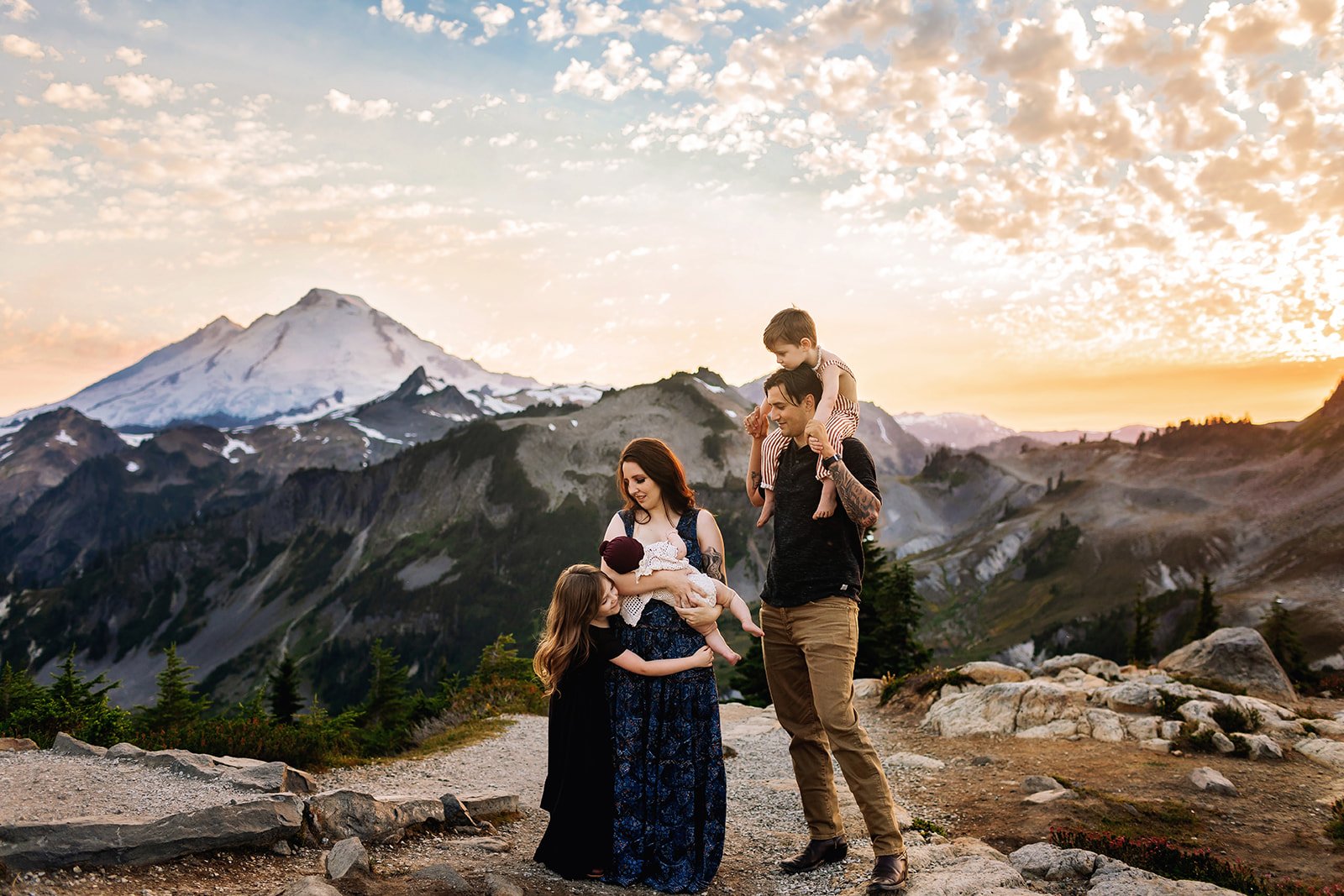 mountain family photo