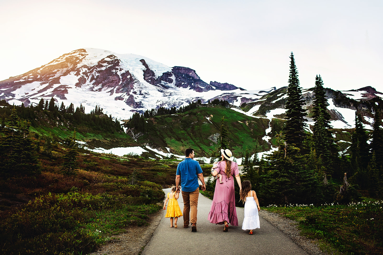 Mount Rainier Family Photography Seattle Washington Lifestyle Adventure Ithaca New York Destination Photographer Candids Colorful Syracuse Family Photographer