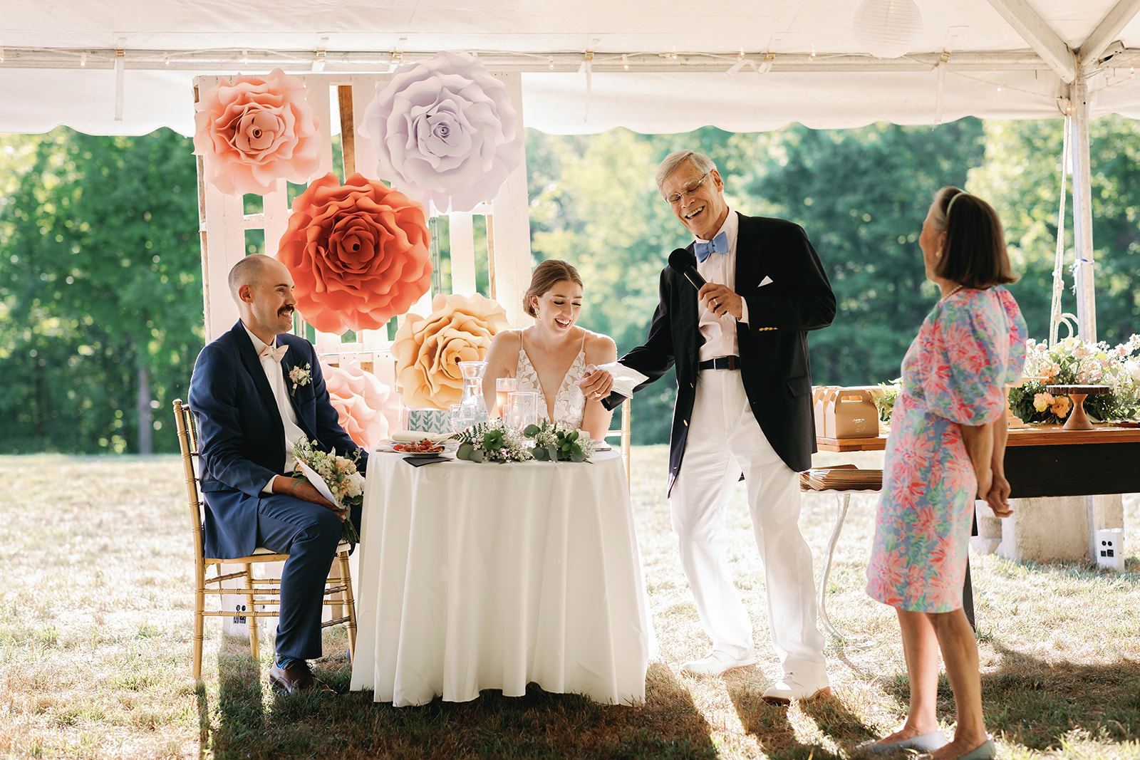 backyard elegant wedding ithaca