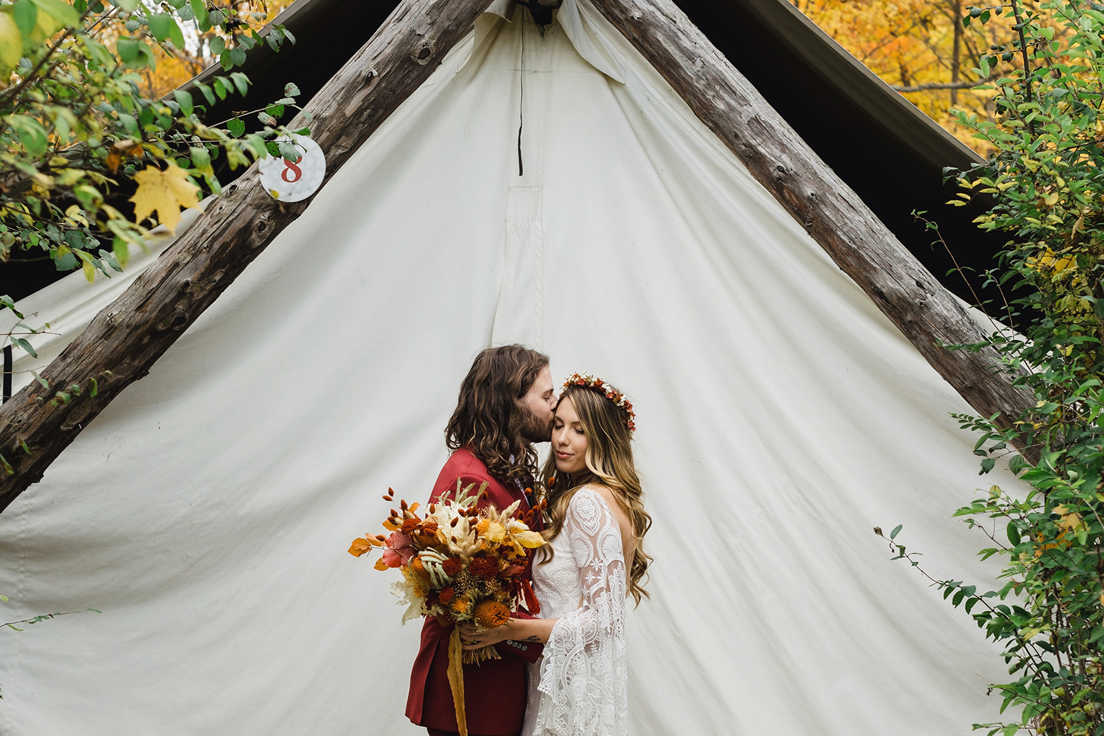 glamping wedding firelight camps ithaca